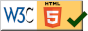 Logo Valid HTML 5!