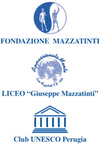 Loghi Fondazione Mazzatinti, Liceo Mazzatinti e Club Unesco PG