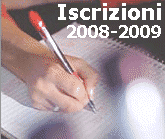 Logo Iscrizioni 2008-2009