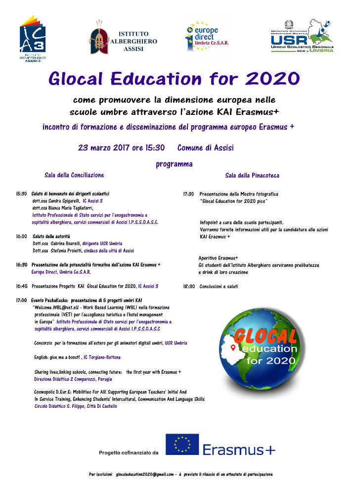 Locandina Glocal Education for 2020